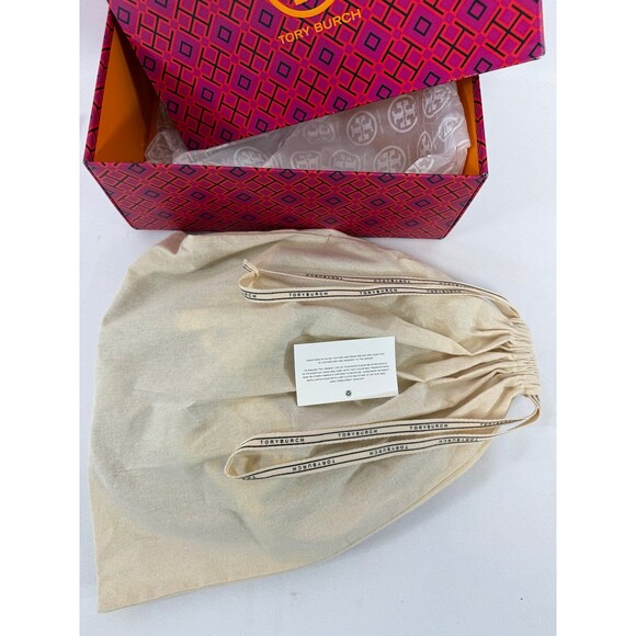 Tory Burch Miller Cloud Soft Patent Leather/Cork Blazing Yellow Size 7.5 - Picture 8 of 9